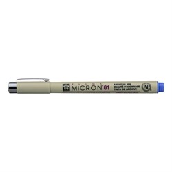 Fineliner Sakura pigma micron blauw 0.25mm - pak à 12 stuks